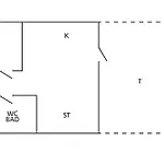 شقة In With Kitchen Neksø